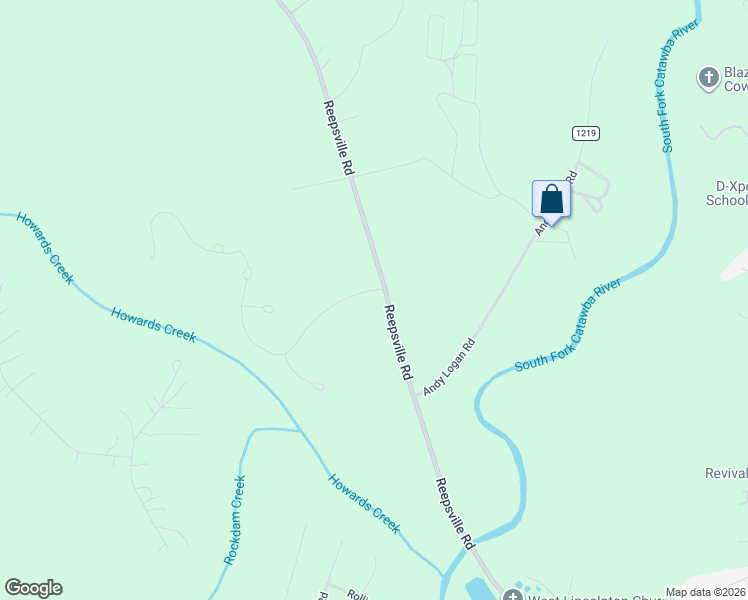 map of restaurants, bars, coffee shops, grocery stores, and more near 1783 Reepsville Road in Lincolnton