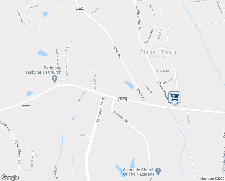 map of restaurants, bars, coffee shops, grocery stores, and more near 5446 Mooresville Road in Kannapolis