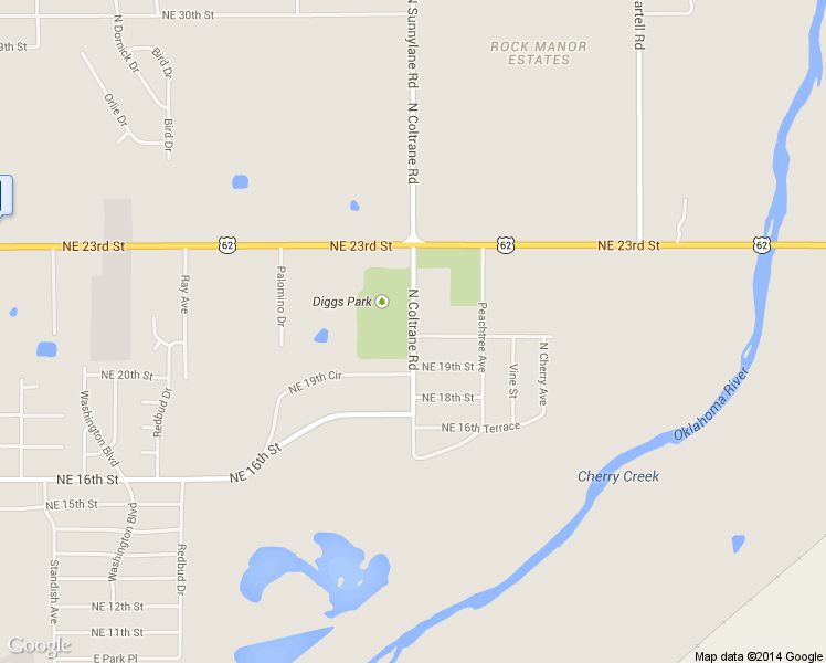 map of restaurants, bars, coffee shops, grocery stores, and more near 2201 North Coltrane Road in Oklahoma City