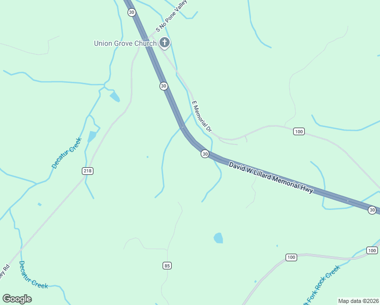 map of restaurants, bars, coffee shops, grocery stores, and more near in Decatur