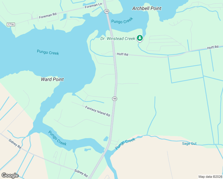 map of restaurants, bars, coffee shops, grocery stores, and more near 4884 North Carolina 99 in Belhaven