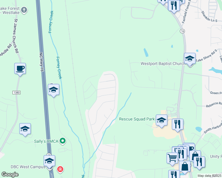 map of restaurants, bars, coffee shops, grocery stores, and more near 6242 Durango Way in Denver