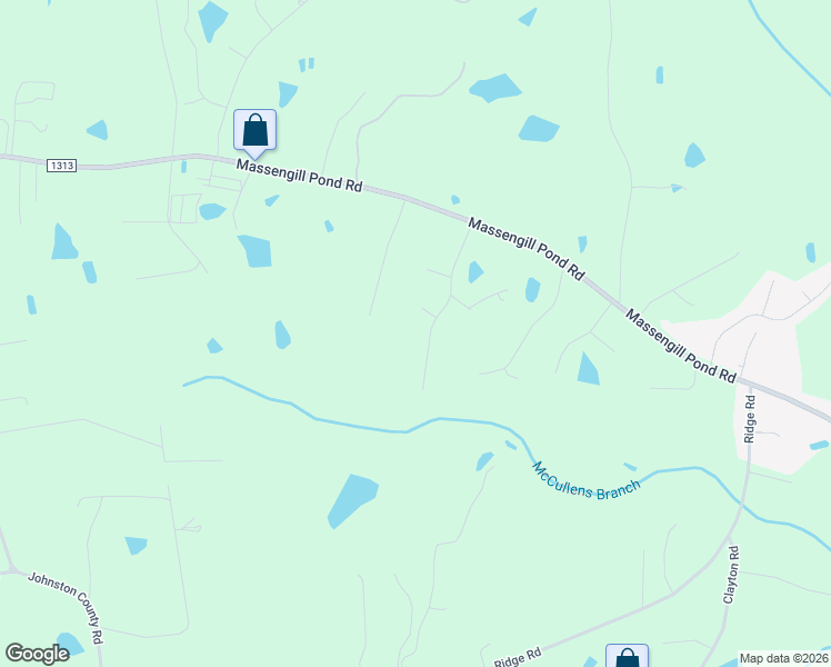 map of restaurants, bars, coffee shops, grocery stores, and more near 136 Watkins Drive in Angier