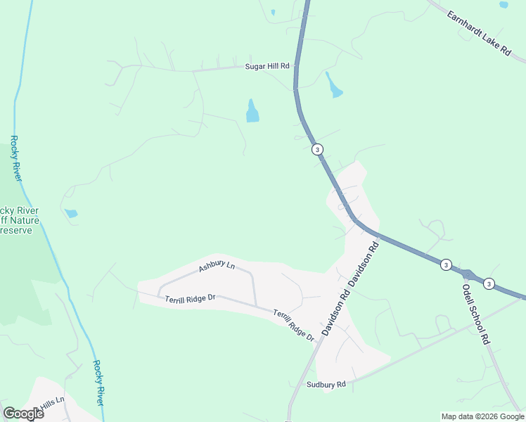 map of restaurants, bars, coffee shops, grocery stores, and more near 11355 Mooresville Road in Davidson