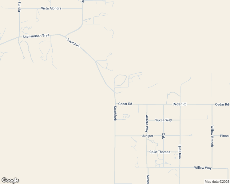 map of restaurants, bars, coffee shops, grocery stores, and more near 59a Southfork in Santa Fe