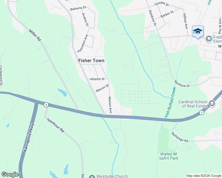 map of restaurants, bars, coffee shops, grocery stores, and more near 5522 Marion Avenue in Kannapolis