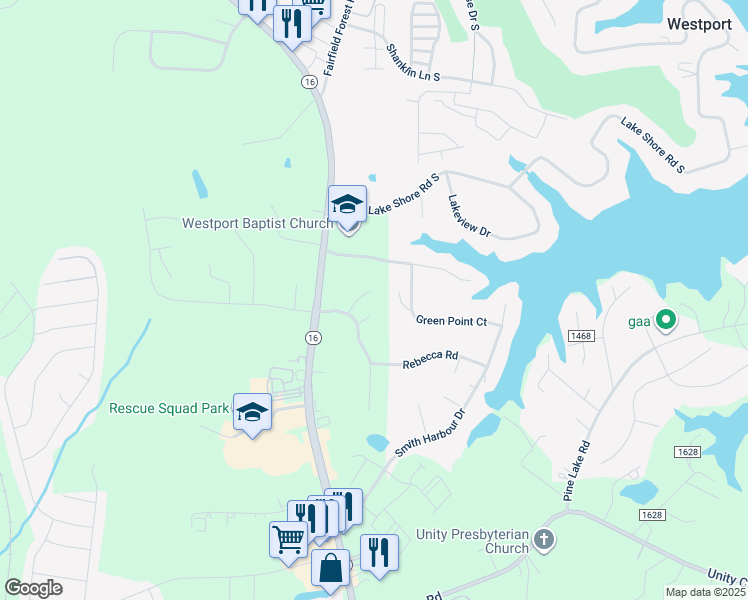 map of restaurants, bars, coffee shops, grocery stores, and more near 6868 Lakecrest Court in Denver
