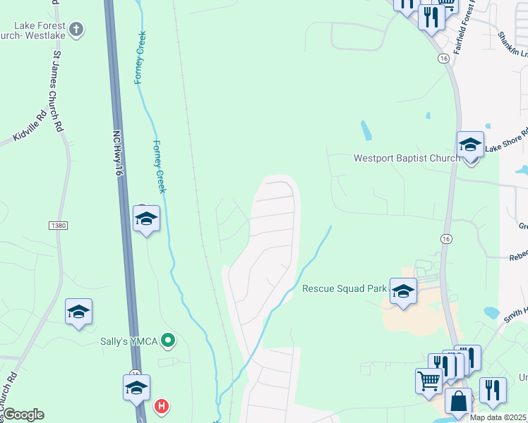 map of restaurants, bars, coffee shops, grocery stores, and more near 1618 Tundra Lane in Denver