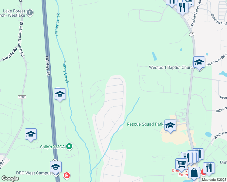 map of restaurants, bars, coffee shops, grocery stores, and more near 1610 Tundra Lane in Denver