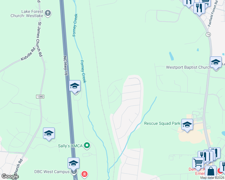 map of restaurants, bars, coffee shops, grocery stores, and more near 1983 Sedona Lane in Denver