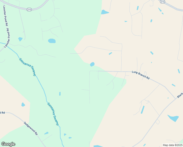 map of restaurants, bars, coffee shops, grocery stores, and more near 1025 Long Branch Road in Smithfield