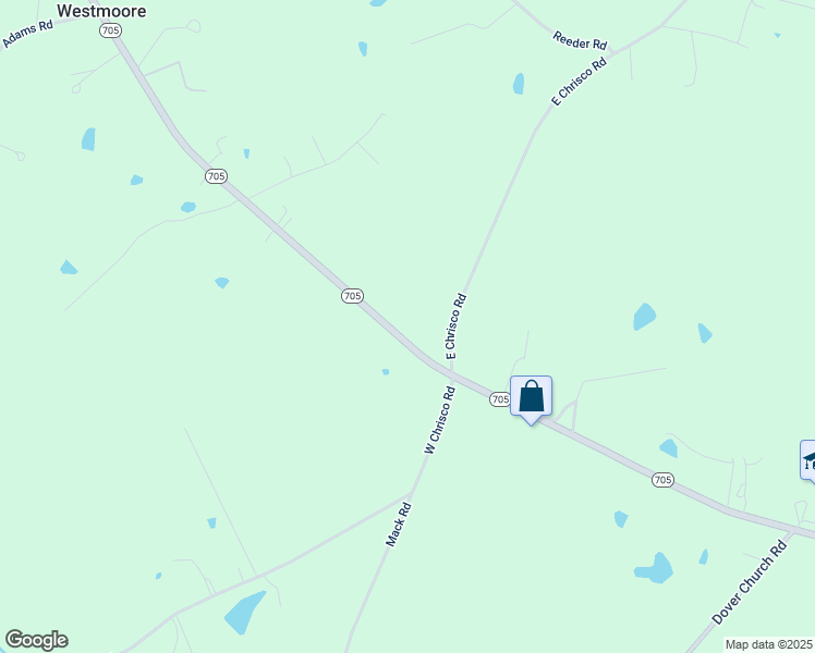map of restaurants, bars, coffee shops, grocery stores, and more near North Carolina 705 in Seagrove