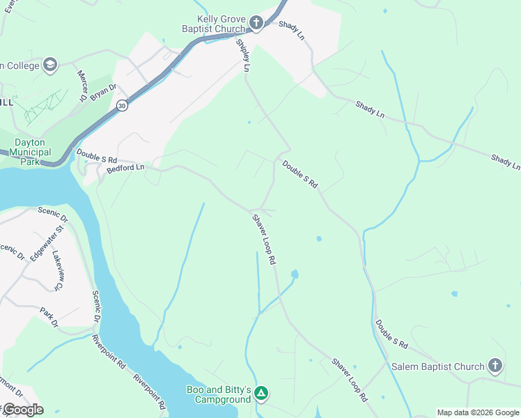 map of restaurants, bars, coffee shops, grocery stores, and more near 803 Double South Road in Dayton