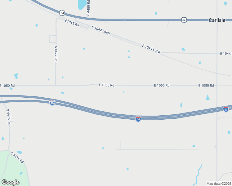 map of restaurants, bars, coffee shops, grocery stores, and more near 448196 East 1050 Road in Stigler