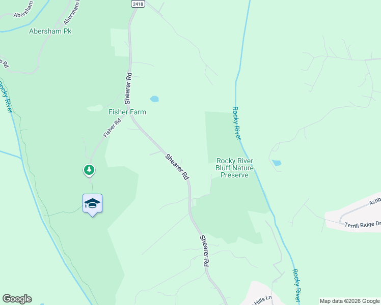 map of restaurants, bars, coffee shops, grocery stores, and more near 20900 Shearer Road in Davidson