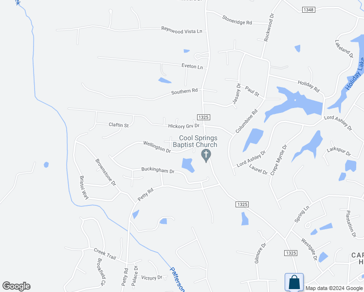 map of restaurants, bars, coffee shops, grocery stores, and more near 2503 Chadwick Circle in Sanford