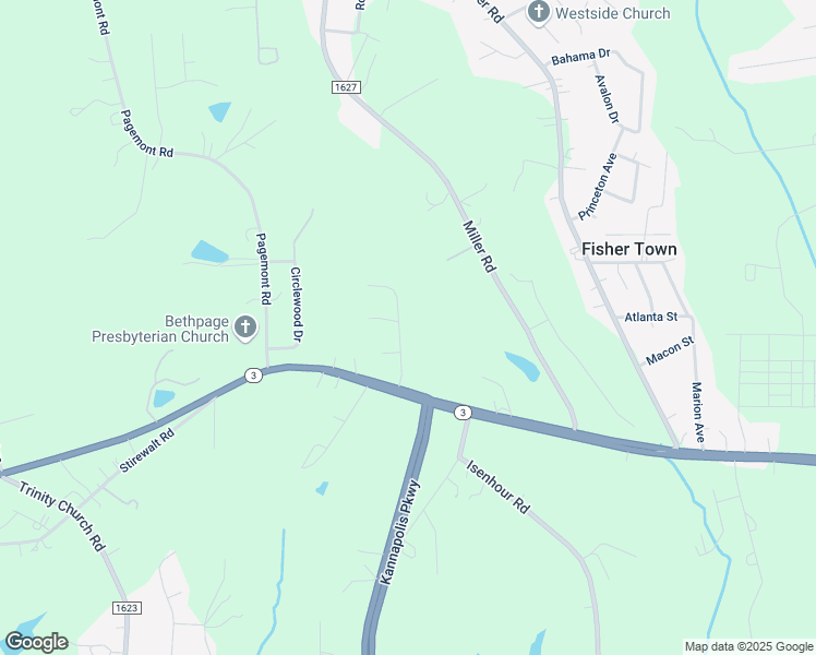 map of restaurants, bars, coffee shops, grocery stores, and more near 5408 Randolph Road in Kannapolis