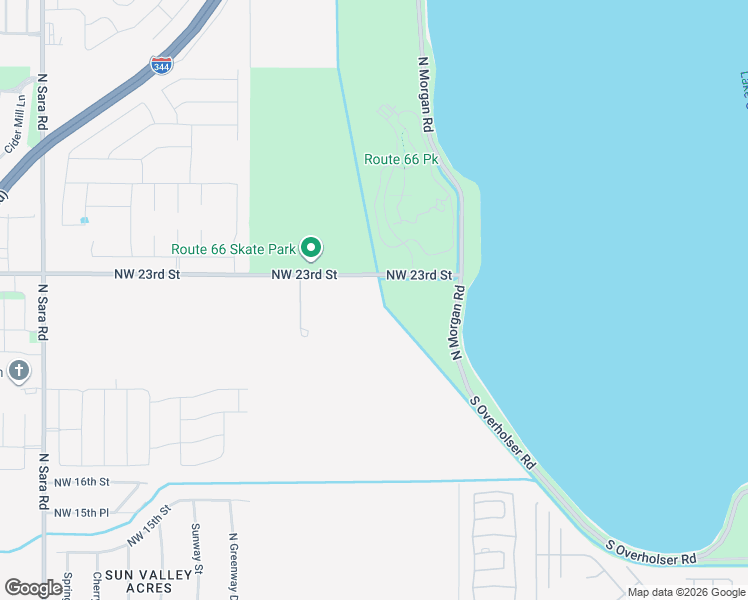 map of restaurants, bars, coffee shops, grocery stores, and more near 9962 Northwest 23rd Street in Yukon