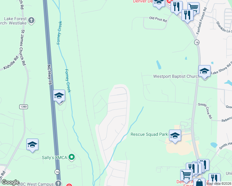 map of restaurants, bars, coffee shops, grocery stores, and more near 6327 Durango Way in Denver