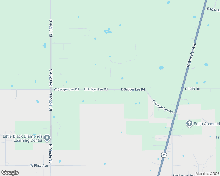 map of restaurants, bars, coffee shops, grocery stores, and more near E1050 Road in Sallisaw
