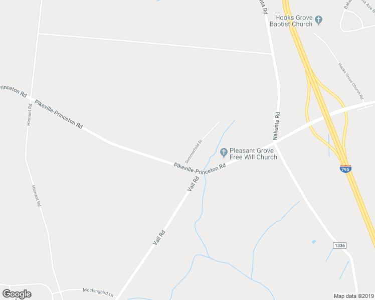 map of restaurants, bars, coffee shops, grocery stores, and more near 203 Summerfield Drive in Pikeville
