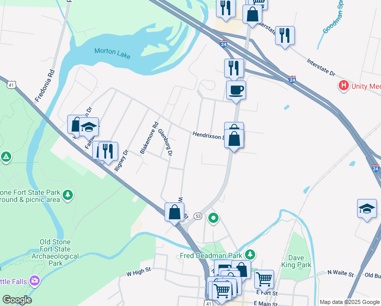 map of restaurants, bars, coffee shops, grocery stores, and more near 342 Walker Street in Manchester