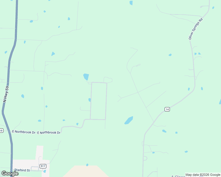 map of restaurants, bars, coffee shops, grocery stores, and more near 4015 Northbrook Circle in Van Buren