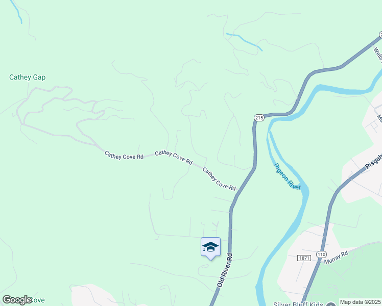 map of restaurants, bars, coffee shops, grocery stores, and more near 125 Mosa Drive in Waynesville