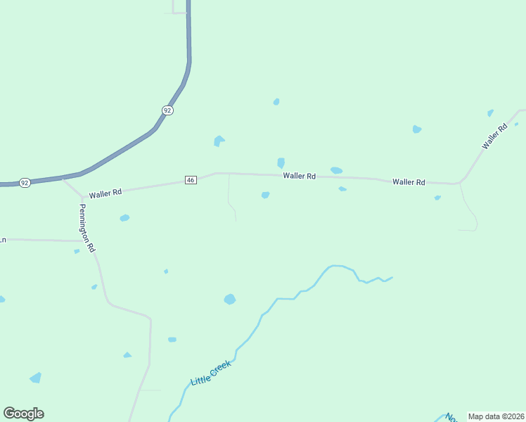 map of restaurants, bars, coffee shops, grocery stores, and more near 822 Waller Road in Bee Branch