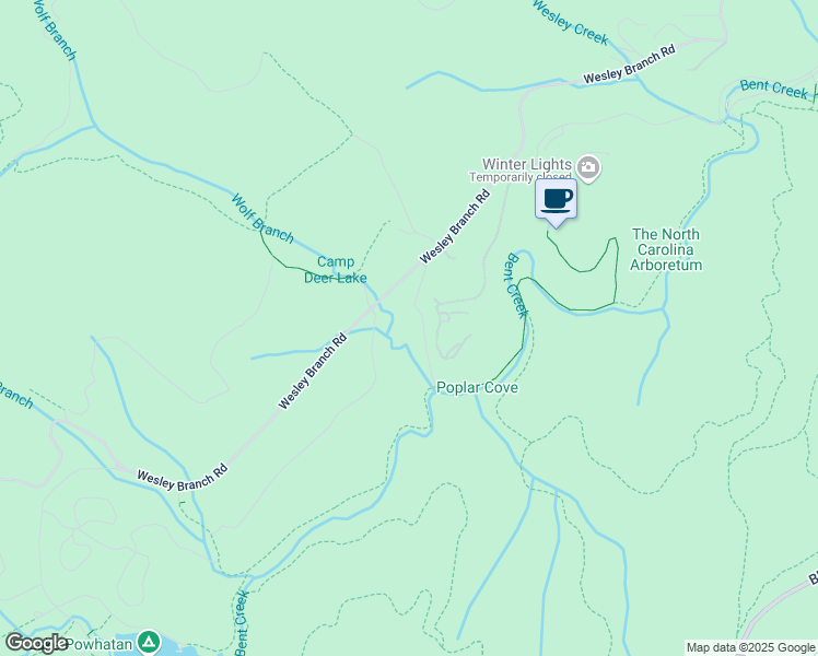 map of restaurants, bars, coffee shops, grocery stores, and more near 99999 Serviceberry Circle in Asheville