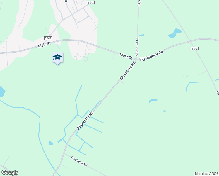 map of restaurants, bars, coffee shops, grocery stores, and more near 1421 Airport Road Northeast in Pikeville