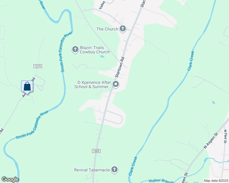 map of restaurants, bars, coffee shops, grocery stores, and more near 1350 Startown Road in Lincolnton