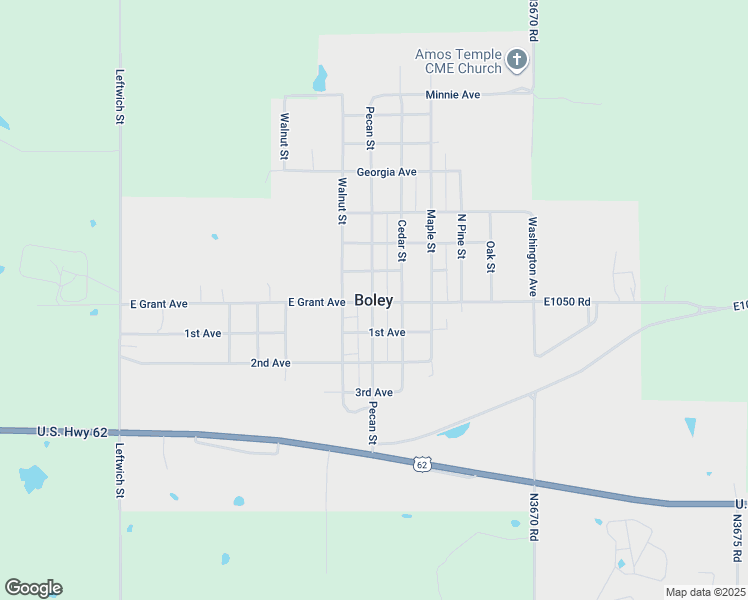 map of restaurants, bars, coffee shops, grocery stores, and more near in Boley