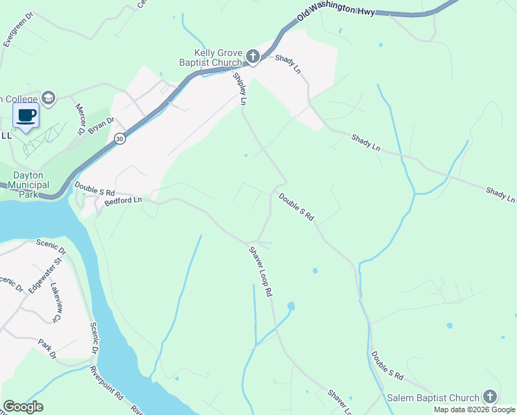 map of restaurants, bars, coffee shops, grocery stores, and more near 803-981 Double South Road in Dayton