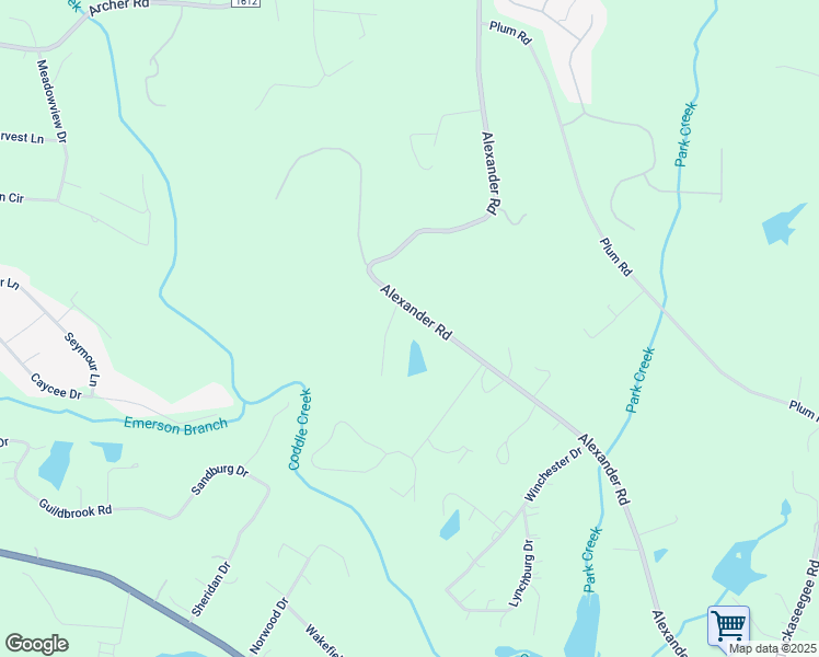 map of restaurants, bars, coffee shops, grocery stores, and more near 5879 Alexander Rd in Concord