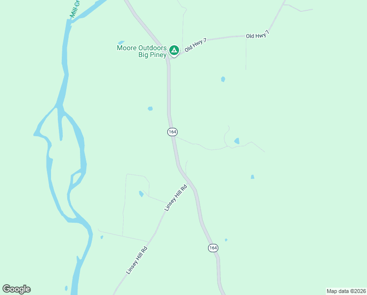 map of restaurants, bars, coffee shops, grocery stores, and more near 3014 Arkansas 164 in Dover