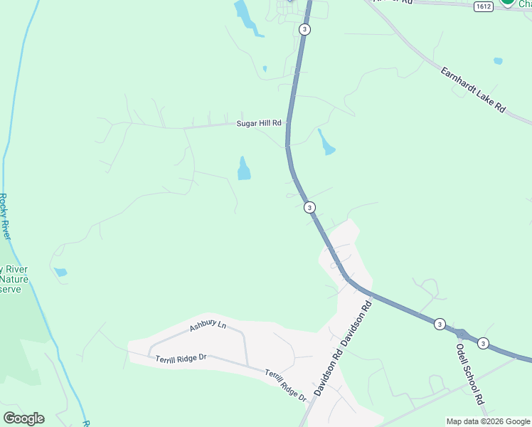 map of restaurants, bars, coffee shops, grocery stores, and more near 11443 Mooresville Road in Davidson