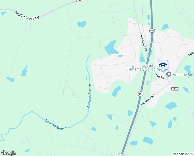 map of restaurants, bars, coffee shops, grocery stores, and more near 850 Chalybeate Road in Fuquay-Varina