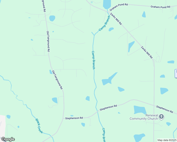 map of restaurants, bars, coffee shops, grocery stores, and more near 355 Grand Stand Lane in Angier