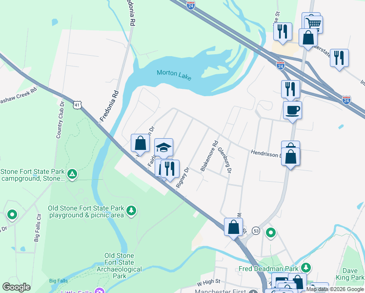 map of restaurants, bars, coffee shops, grocery stores, and more near 198 Hunt Street in Manchester