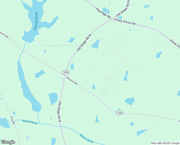 map of restaurants, bars, coffee shops, grocery stores, and more near 95 Buddy Roe Drive in Angier