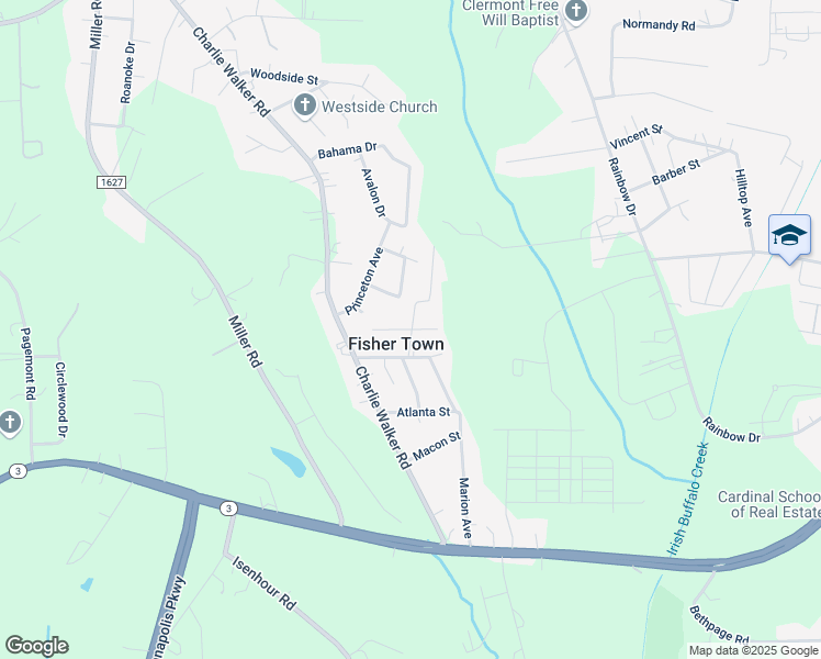 map of restaurants, bars, coffee shops, grocery stores, and more near 5821 Charleston Avenue in Kannapolis