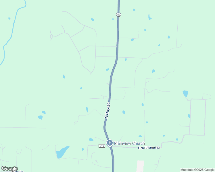 map of restaurants, bars, coffee shops, grocery stores, and more near 4003 Arkansas 59 in Van Buren