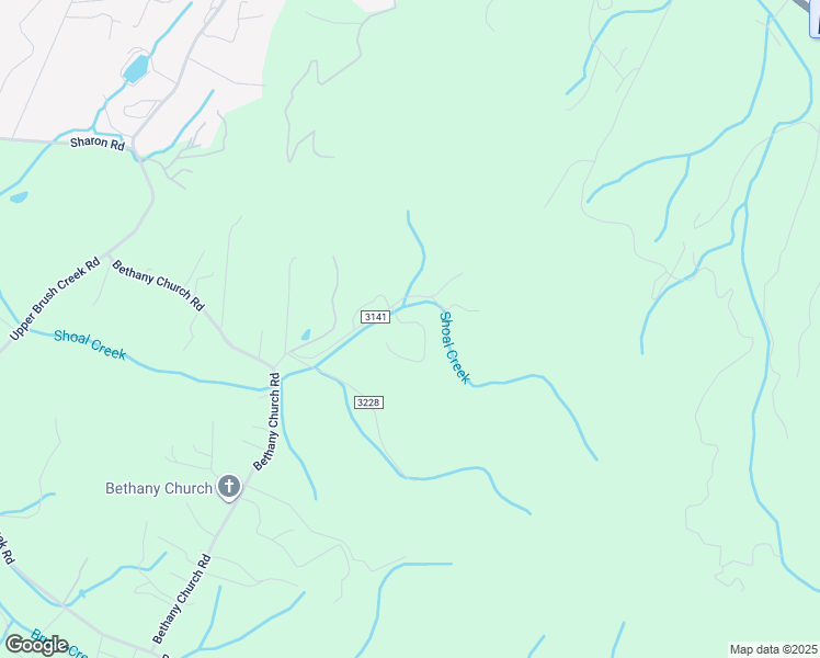 map of restaurants, bars, coffee shops, grocery stores, and more near 3 Mountain Country Acres in Fairview