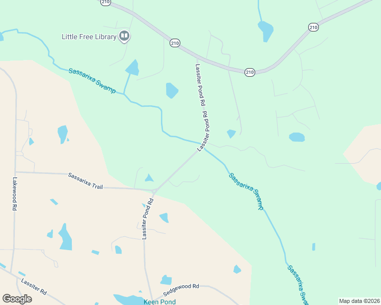 map of restaurants, bars, coffee shops, grocery stores, and more near 400-498 Lassiter Pond Road in Four Oaks