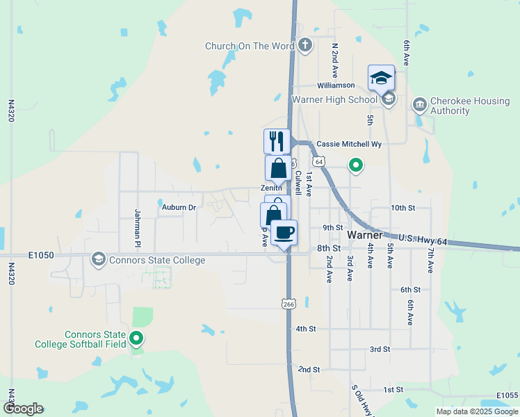 1002 Knapp Street, Warner OK Walk Score