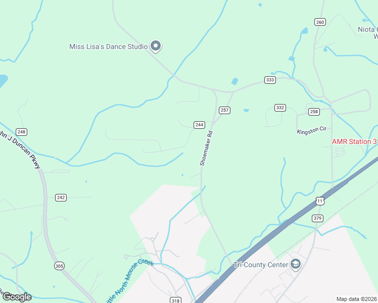 map of restaurants, bars, coffee shops, grocery stores, and more near 131 County Road 244 in Athens