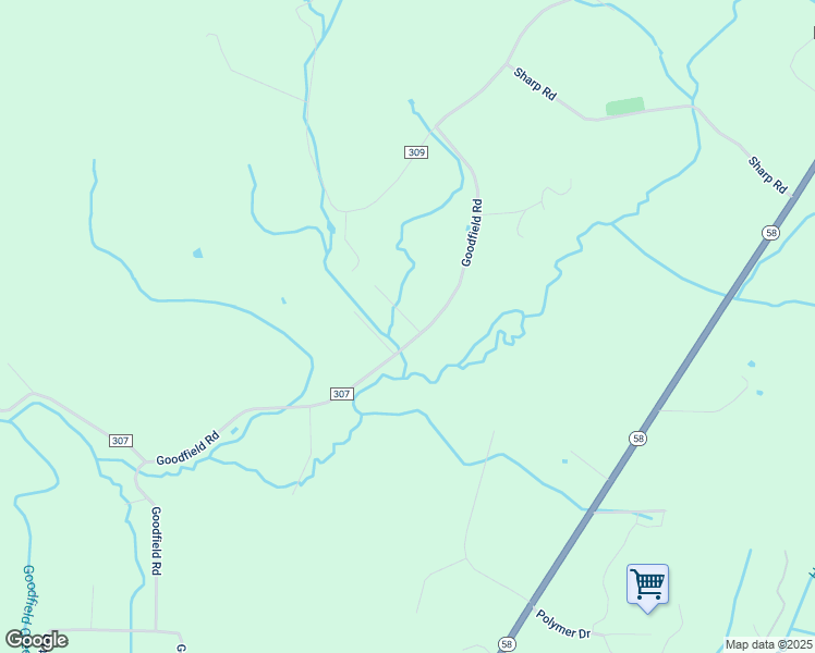 map of restaurants, bars, coffee shops, grocery stores, and more near 1666 Goodfield Road in Decatur