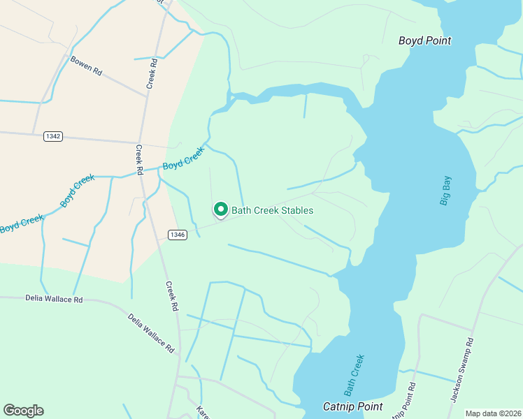 map of restaurants, bars, coffee shops, grocery stores, and more near Stell Road in Beaufort County