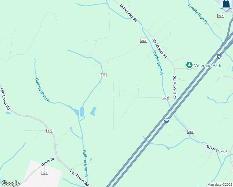 map of restaurants, bars, coffee shops, grocery stores, and more near 204 County Road 208 in Athens